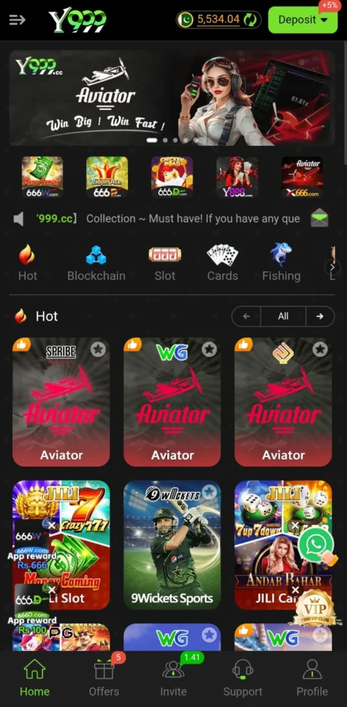 Y999 Game Download (y999.com Official App) for Pakistan 5 Y999 App